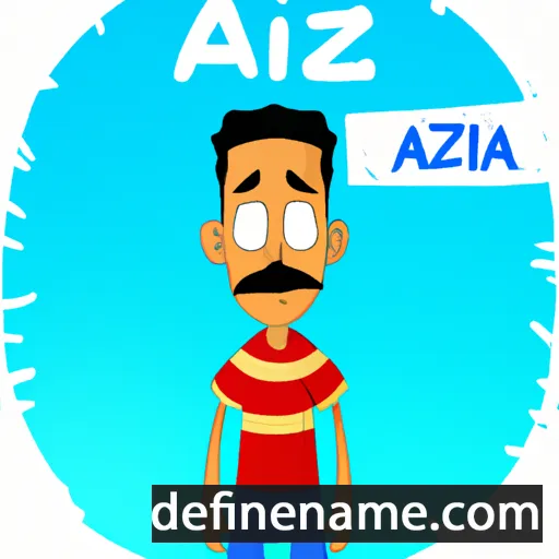 cartoon of the name Azazi