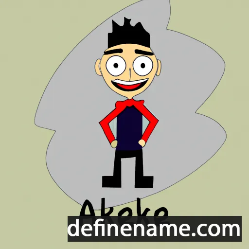 cartoon of the name Azekial