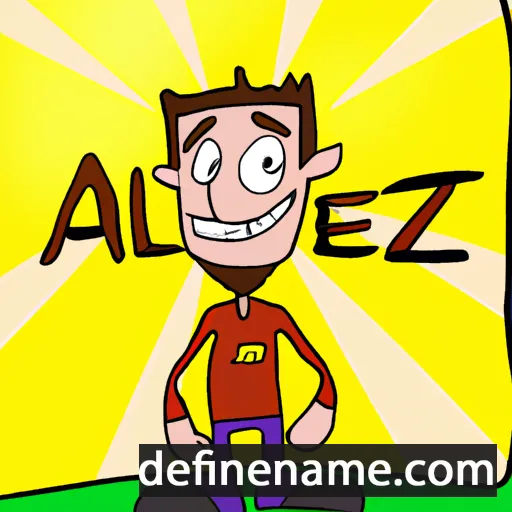 cartoon of the name Azell