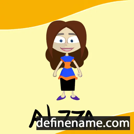 cartoon of the name Azelma