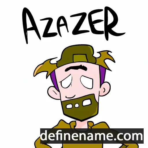 cartoon of the name Azer