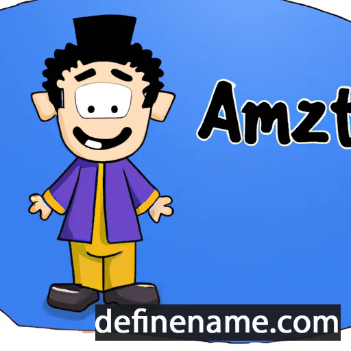 cartoon of the name Azmat