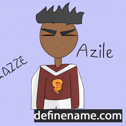 cartoon of the name Azraël