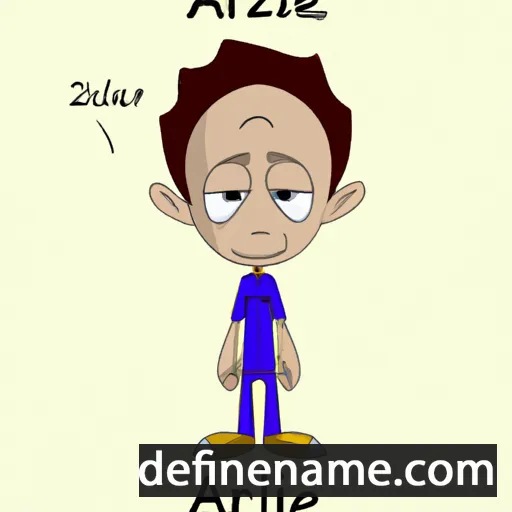 Azraile cartoon