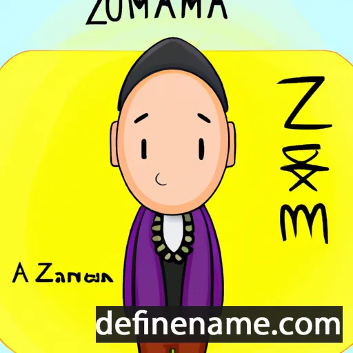 cartoon of the name Azuma