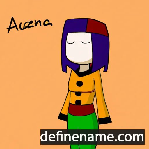 cartoon of the name Azuzena