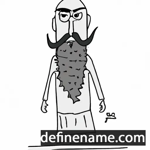 cartoon of the name Bəhər