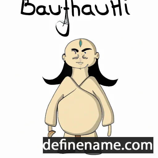 cartoon of the name Baatarchuluun