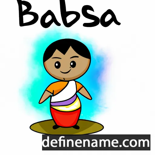 cartoon of the name Baatseba