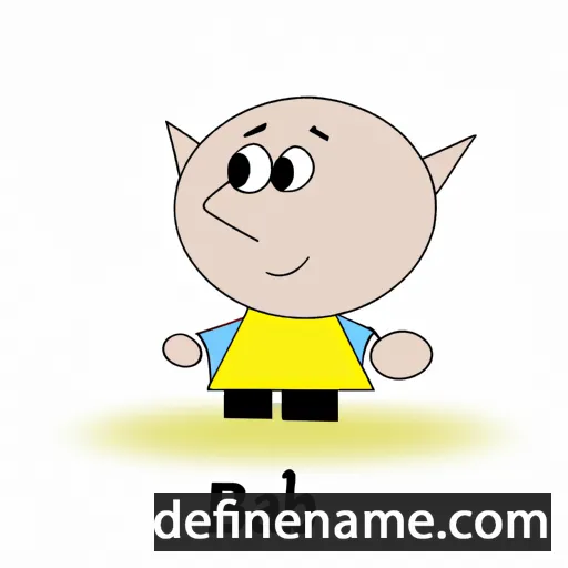 cartoon of the name Babi