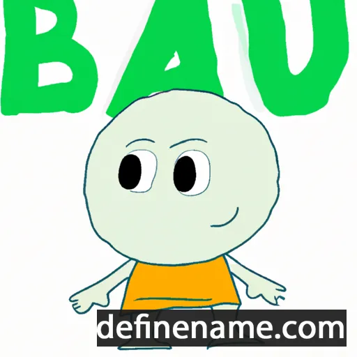 cartoon of the name Babu