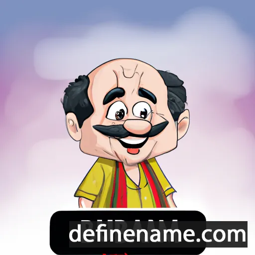 cartoon of the name Baburam