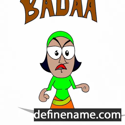 Badra cartoon