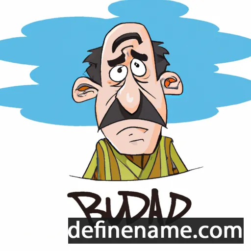 cartoon of the name Badrudin