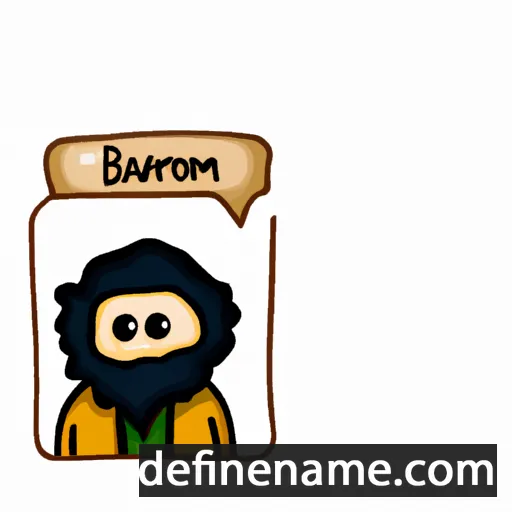 Baharom cartoon