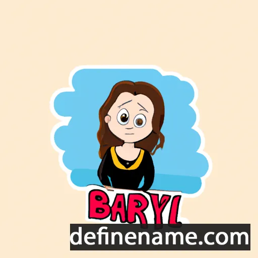 cartoon of the name Bahriye