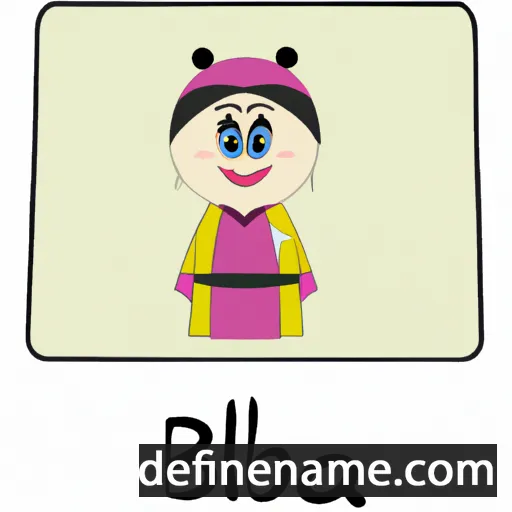 cartoon of the name Baiba