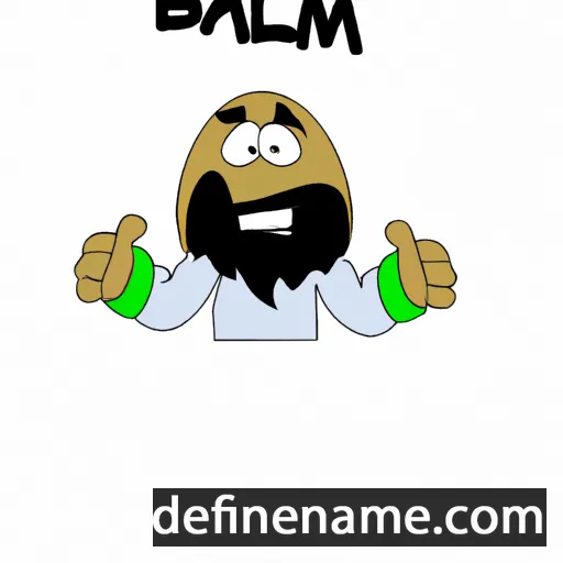 cartoon of the name Bailem