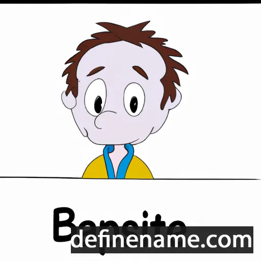 cartoon of the name Bâptiste