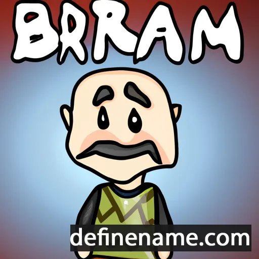 cartoon of the name Bajram