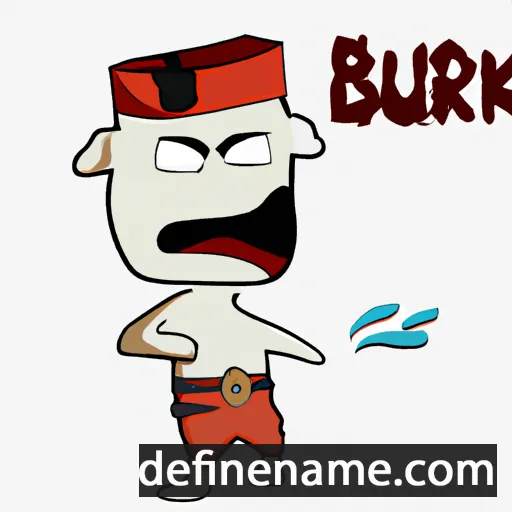 cartoon of the name Bakur