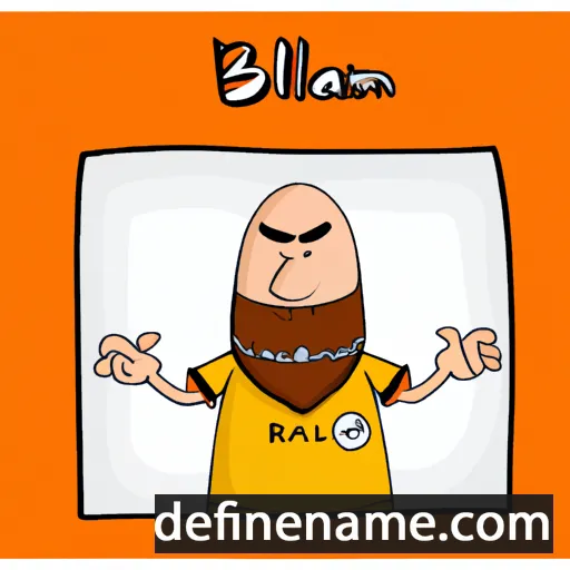 cartoon of the name Balaam