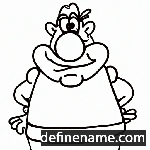 cartoon of the name Balderico