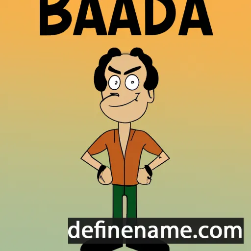 cartoon of the name Baldeva