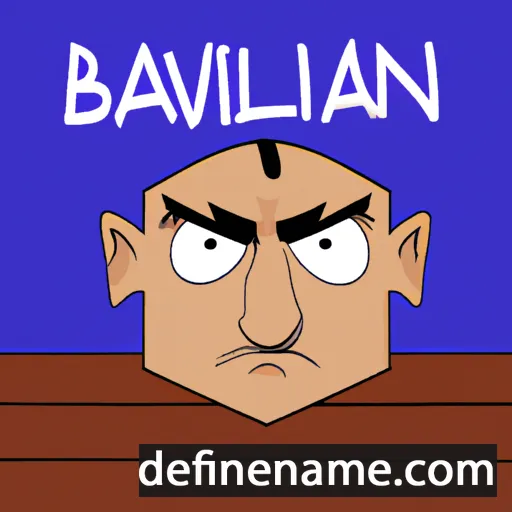 Baldvin cartoon