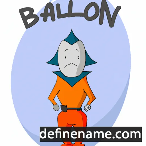 cartoon of the name Balinor