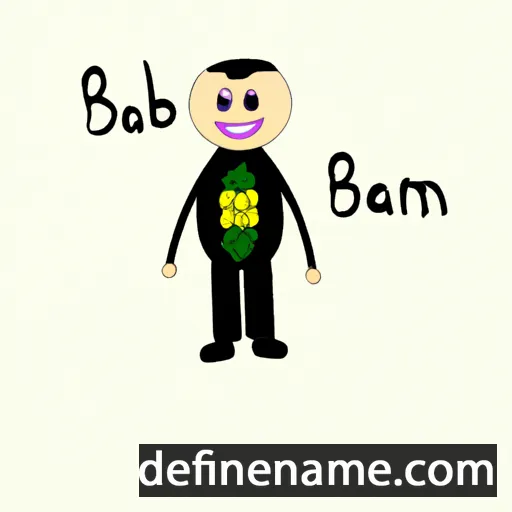 cartoon of the name Balsam