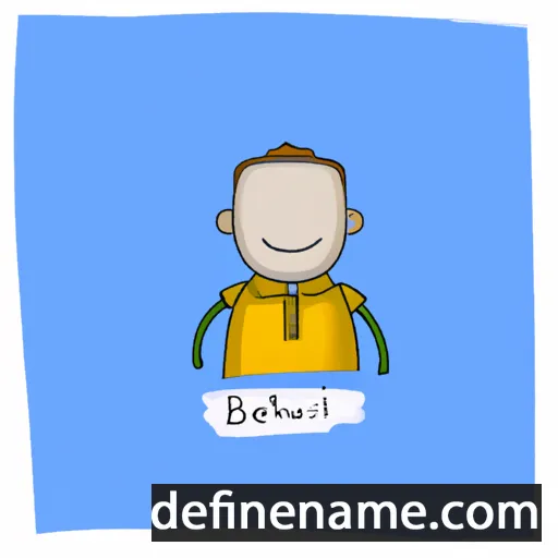 cartoon of the name Balwin