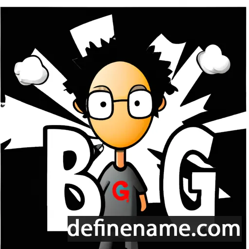 cartoon of the name Bang