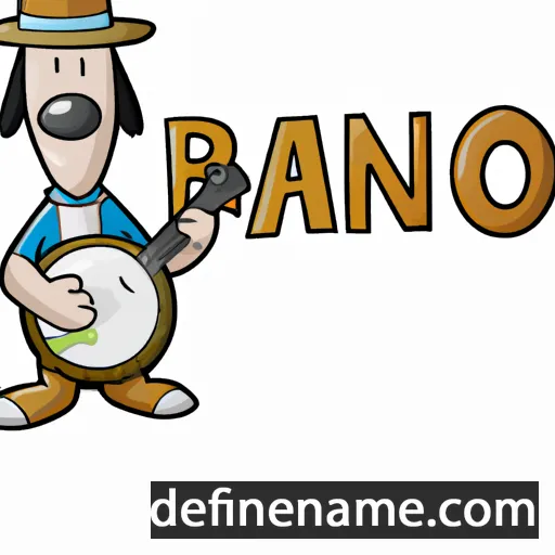 cartoon of the name Banjo