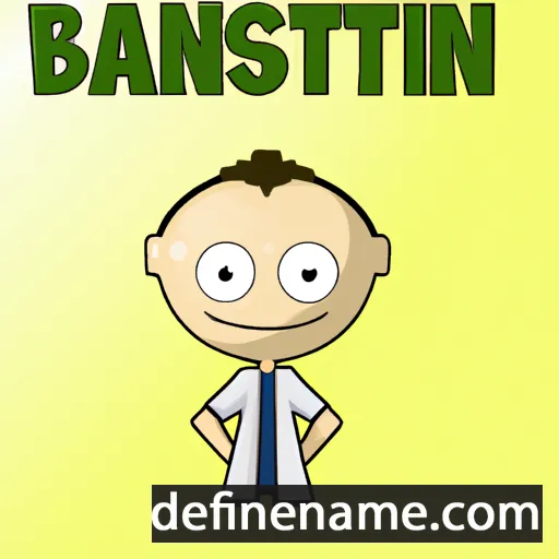 cartoon of the name Baptistin