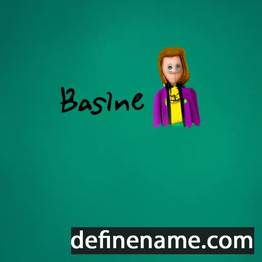 cartoon of the name Baptistine