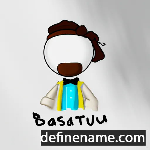 cartoon of the name Baptistòu