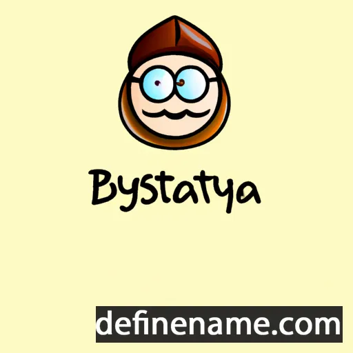 cartoon of the name Baptysta