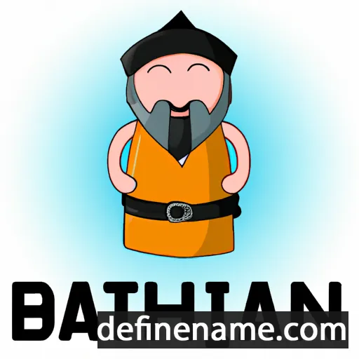 cartoon of the name Baqıtjan