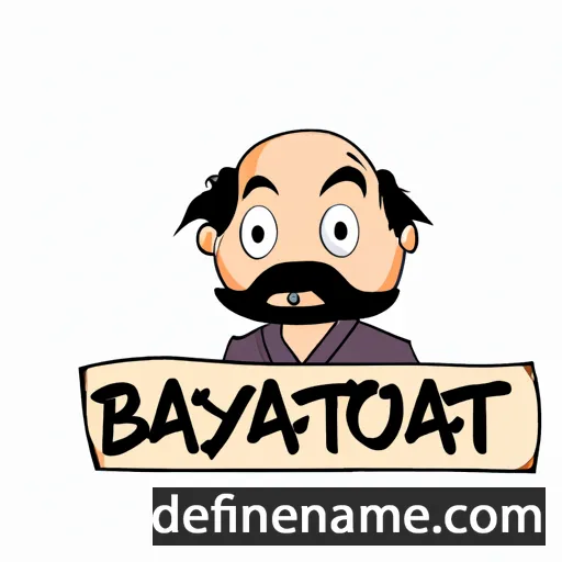 Baqtïyar cartoon