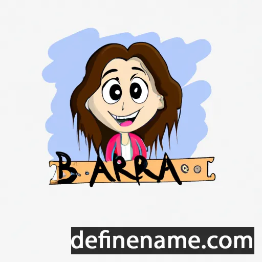 cartoon of the name Barbarà