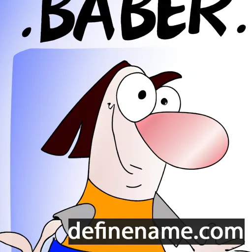 cartoon of the name Barbel