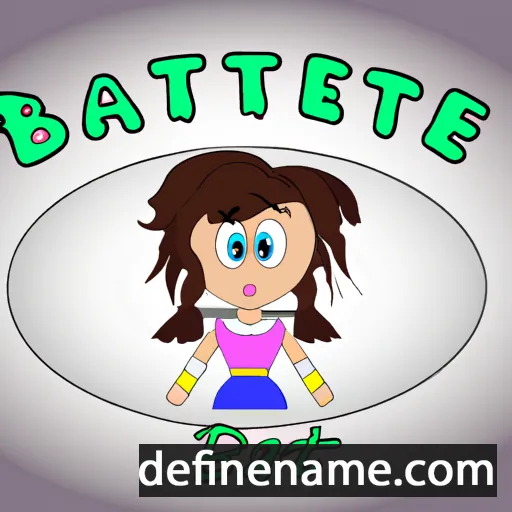 cartoon of the name Barbette