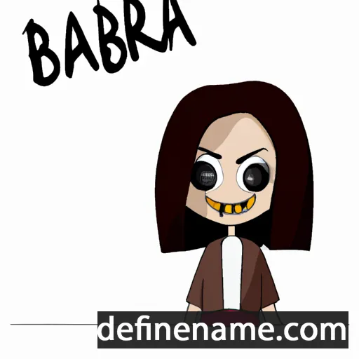 Barbôrka cartoon