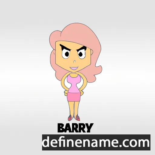 cartoon of the name Barby