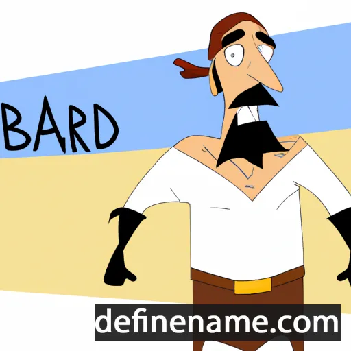 cartoon of the name Barden