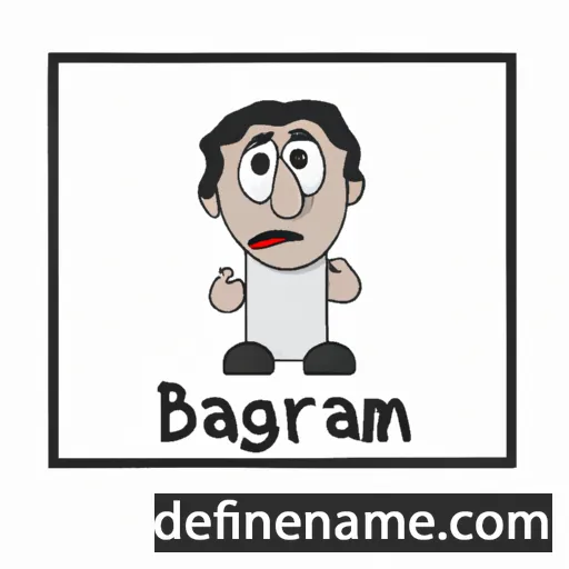 cartoon of the name Baregham