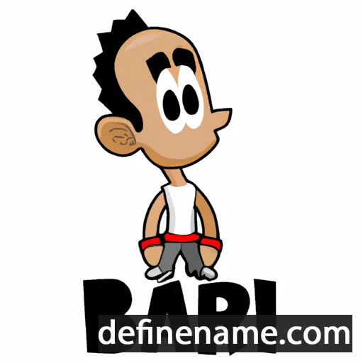 cartoon of the name Bari