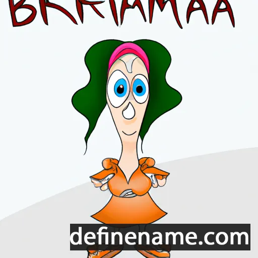 cartoon of the name Barnimira