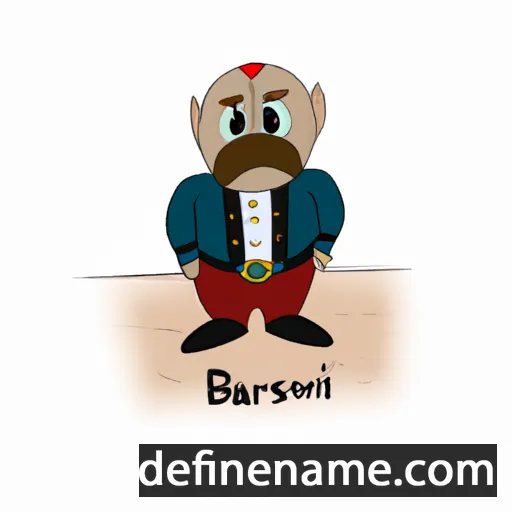 cartoon of the name Barnisław